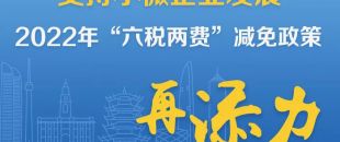 一圖了解：支持小微企業(yè)發(fā)展，2022年“六稅兩費(fèi)”減免政策再添力